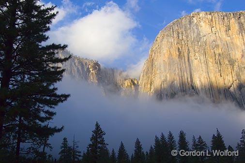 El Capitan In Clouds_22904.jpg - Photographed in Yosemite National Park, California, USA.